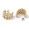 Ion Plating(IP) 304 Stainless Steel Stud Earrings for Women EJEW-L287-040GP-2