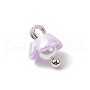 10Pcs Resin Flower Charms PALLOY-JF03219-4