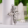 Retro 316 Surgical Stainless Steel Cross Gothic Pendants STAS-E096-66AS-1