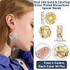 Beebeecraft 100Pcs 2 Colors Rack Plating Brass Rhinestone Spacer Beads KK-BBC0016-23A-2