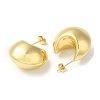 Rack Plating Brass Arch Stud Earrings EJEW-Q766-14G-2