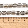 Electroplate Glass Beads Strands GLAA-G112-07J-4