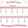 Curtain Plastic Beaded Fringe Trim OCOR-WH0090-69B-2
