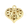Hollow Brass Pendants for Valentine's Day KK-M289-03A-G-1