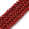 Dyed Synthetic Coral Beads Strands CORA-P010-04B-1