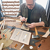 AHADERMAKER DIY Bookbinding Tool Kits DIY-GA0006-33-6