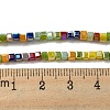 Electroplate Glass Beads Strands EGLA-F121-FR-B01-4