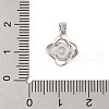 Brass Micro Pave Cubic Zirconia Pendants KK-U041-02P-02-3