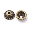 Tibetan Style Alloy Caps MLF1235Y-NF-2