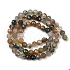 Natural Green Rutilated Quartz Beads Strands G-RM2025-A51-6mm-3