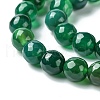 Natural Green Onyx Agate Beads Strands G-G580-8mm-23-3