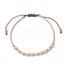 Glass Braided Bead Bracelets BJEW-JB11419-03-2