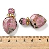 Faceted Natural Rhodonite Pendants G-A225-02G-5