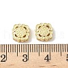 Rhombus Brass Beads KK-K293-68G-3