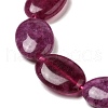 Natural Dyed Malaysia Jade Beads Strands G-B137-A01-01K-4