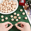   80Pcs 2 Styles Natural Wood European Beads WOOD-PH0002-72B-3