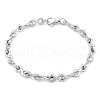 304 Stainless Steel Infinity Link Chain Bracelets for Women Men BJEW-F488-53A-P-4