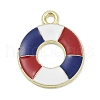 Independence Day Alloy Enamel Pandants PALLOY-V001-07H-1