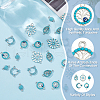 HOBBIESAY 50pcs 5 styles Alloy Connector Charms Sets FIND-HY0002-45-6