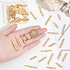 Unicraftale 48Pcs 4 Styles 304 Stainless Steel Slide On End Clasp Tubes STAS-UN0058-14-4