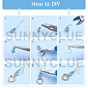 SUNNYCLUE DIY Geometry Earring Making Kits DIY-SC0012-15-6