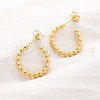 PVD Vacuum Plating 304 Stainless Steel Half Hoop Earrings X-EJEW-H100-11C-G-3