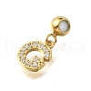 304 Stainless Steel Rhinstone Pendant STAS-H202-50G-G-2