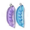 Transparent Resin Pendants RESI-D071-02-2