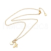 Butterfly Pendant Necklaces NJEW-Q335-04A-G-1