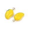 Brass Alloy Pendants KK-R226-16G-02-2