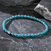 Natural Turquoise Beads Stretch Bracelets for Women Men VR5787-3