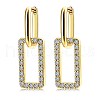 925 Sterling Silver Huggie Hoop Earrings EJEW-BB68853-1