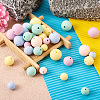 150Pcs 15 Styles Silicone Beads SIL-TA0001-25-6