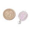 Glass Seed Beaded Hot Air Balloon Pendants PALLOY-MZ00662-03-2