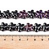 Electroplate Glass Beads Strands EGLA-T028-02P-4