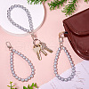 5Pcs Plastic Round Beaded Pendant Decoration HJEW-TAC0059-6