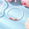 Glass Seed Beads Stretch  Bracelets for Women BJEW-MZ00153-06-1