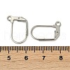 Tarnish Resistant 304 Stainless Steel Leverback Earring Findings STAS-D448-040P-2