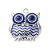 Glitter Zinc Alloy Enamel Pendants ENAM-Z011-03P-1