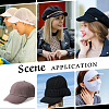  24Pcs 4 Styles Plastic Hat Brim Board for Peaked Cap AJEW-NB0006-26B-6