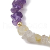 Aries Guardian Gemstone Stretch Bracelets BJEW-JB11108-03-3