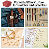 Paper Bracelet Storage Gift Box CON-WH0088-67G-7