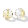 AB Color Plated Glass Beads EGLA-P059-02A-AB18-2