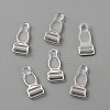 Alloy with Plastic Underwear Strap Adjustment Buckles FIND-WH0417-30-1