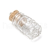 Glass Bottles Pendants PALLOY-JF03915-3