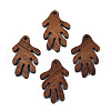 Autumn Theme Natural Walnut Wood Pendants WOOD-N011-002-1