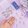 SUNNYCLUE 40Pcs 10 Styles Tibetan Style Alloy Pendant Decorations HJEW-SC0001-68-3
