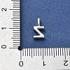 925 Sterling Silver with Cubic Zirconia Charms STER-Q004-01Z-S-3