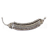 Vintage Style Alloy Flower Link Chain Anklets for Women FS-WGA8430-06-1