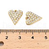 304 Stainless Steel Crystal Rhinestone Pendant STAS-U047-21G-3